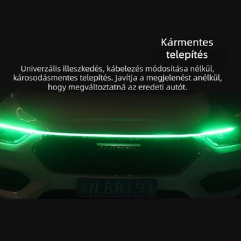 Autómaszk LED világítócsík dinamikus szkenneléssel, univerzális, 12V, 10W