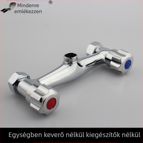 Falba épített duál-ellenőrzéses meleg–hideg víz keverőcsap fürdőszobába, réz testtel, rejtett szerelés — Modell QJD-XBD; működő nyomás 0,6 MPa; a meleg víz hőmérséklete legfeljebb 90°C.