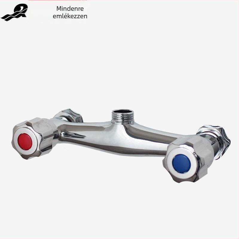 Falba épített duál-ellenőrzéses meleg–hideg víz keverőcsap fürdőszobába, réz testtel, rejtett szerelés — Modell QJD-XBD; működő nyomás 0,6 MPa; a meleg víz hőmérséklete legfeljebb 90°C.