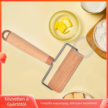 Bükkfa nyújtófa – kézben tartva, tésztalapokhoz, modern minimalist stílus