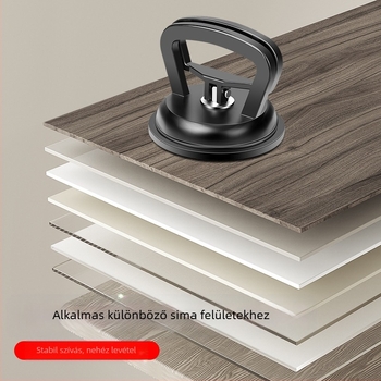 Alumínium‑ötvözetű üveg vákuumszívó emelő, 1/2/3 karmás kivitel a csempekezeléshez – nehéz teherbírású, erős szívás