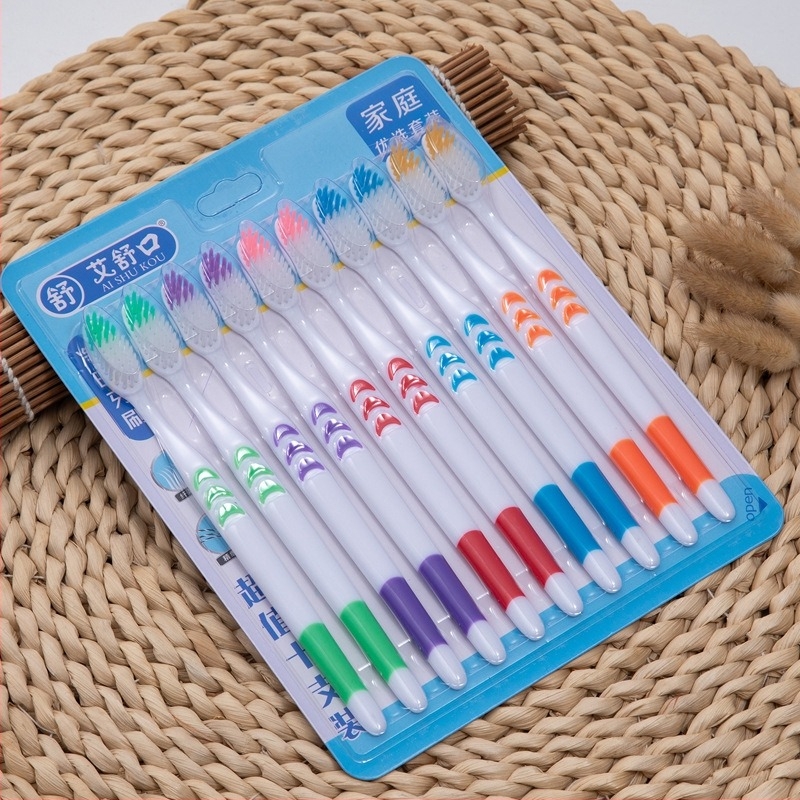 Ai Shukou felnőtt fogkefe bambusz aktív szénnel és puha sörtékkel, modell 301B