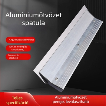 Glettelő spatula alumínium-ötvözetből falak simításához — Ruida, Putty scraper modell, otthoni dekorációs eszköz
