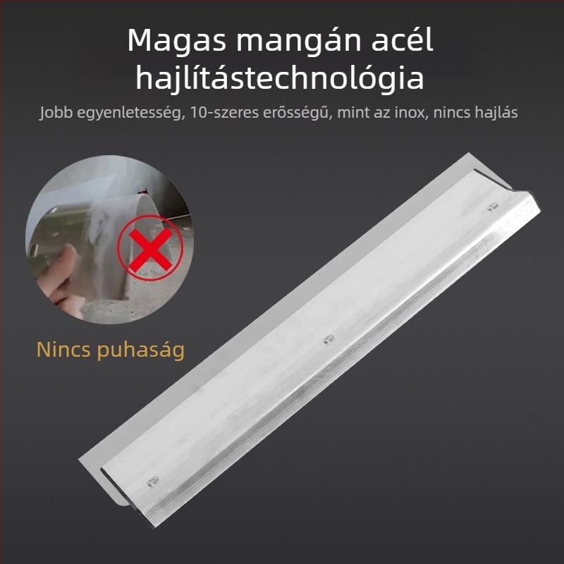 Glettelő spatula alumínium-ötvözetből falak simításához — Ruida, Putty scraper modell, otthoni dekorációs eszköz