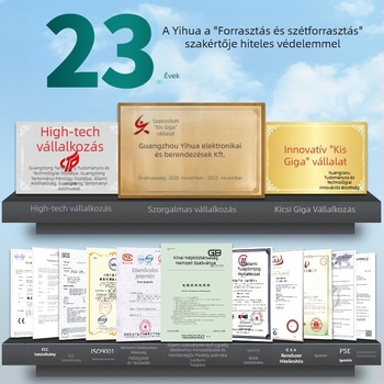 DC szabályozott tápegység (Márka: YIHUA; Kimeneti teljesítmény: 295W; CE tanúsítvány; Tápellátási típus: szabályozott tápegység)