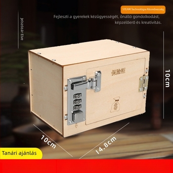 DIY Mechanikus Jelszós Zár Készlet – Fizika STEM Oktatási Játék 7–14 éveseknek, Elektrikus és Többfunkciós