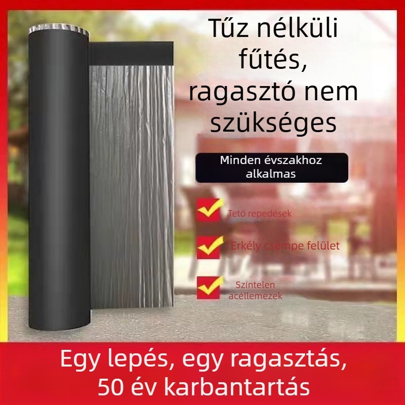 SBS-aszfalt öntapadós tető vízszigetelő és szivárgásjavító anyag – tekercs; gumi és műanyag; rétegelt forma; konkáv és konvex felület; Southern Star márka; nedvességálló.