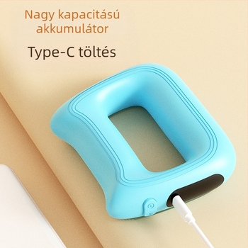 Mini ütőmasszírozó, alacsony zajú, több sebesség, USB tápegység, fej–nyak–hát–derék–lábak, ABS ház