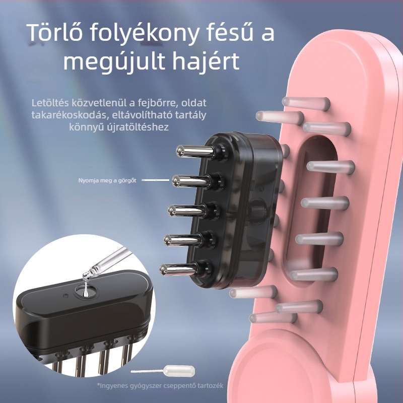 Fejbőr-applikátor K1 - elektromos masszázs görgőgolyóval, minden évszakban, általános használat