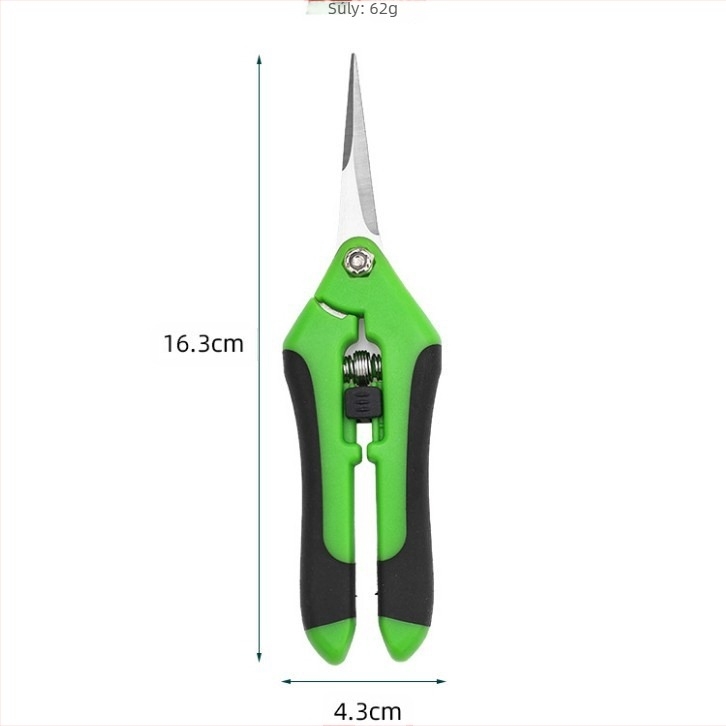 Szőlőmetsző olló – kerti olló hegyes végű a hajtások metszéséhez, Márka: Beautiful products