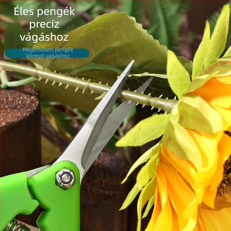 Szőlőmetsző olló – kerti olló hegyes végű a hajtások metszéséhez, Márka: Beautiful products