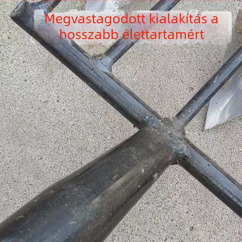 Xiaonong Három- és Négy Tüskés Talajkapáló Kapálógép a talaj fellazítására, gyomirtásra, árkok ásására és zöldségek ültetésére