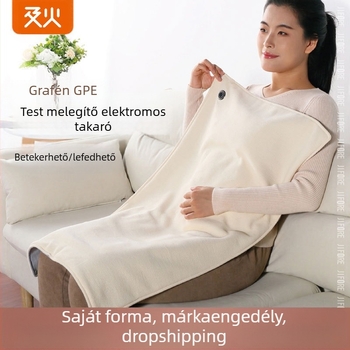 HS05 elektromos pléd grafénes melegítéssel, USB-vel táplált, három szintű hőmérséklet-szabályozás, szintetikus rost