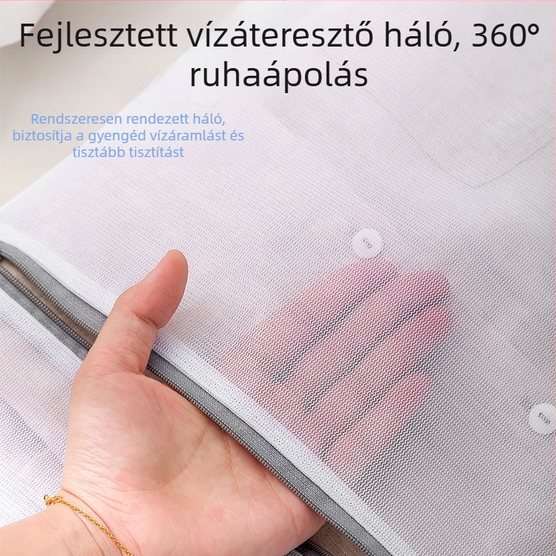 Poliészter hálós ruhatisztító zsák gépi mosáshoz, finom háló, anti-deformáció, Han Feizi, modern egyszerű stílus, 2021