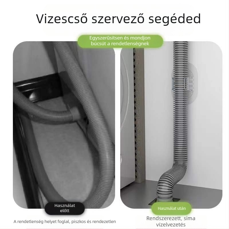 Mosógép lefolyócső tartó (Típus: Egyéb; Alkalmazási terület: Egyéb; Márka: Egyéb)