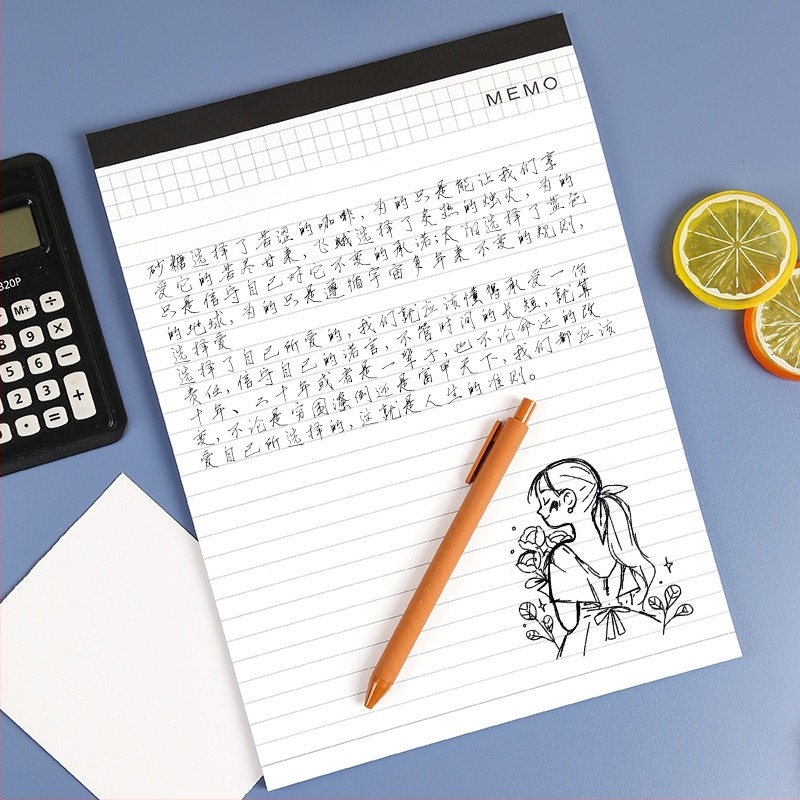 Találkozói jegyzetfüzet téphető oldalakkal | Ragasztott kötés | 25 oldal | 80 g/m² papír | Borító: papír