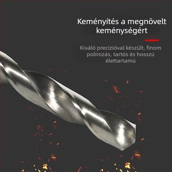 Longxing Ruiyu Faipari hosszított spirálfúrókészlet, gyorsacélból, egyenes nyél