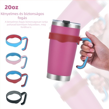 Hua Kun PP pohártartó – kör alakú, hordozható, egyrétegű konstrukció, logó nyomtatás