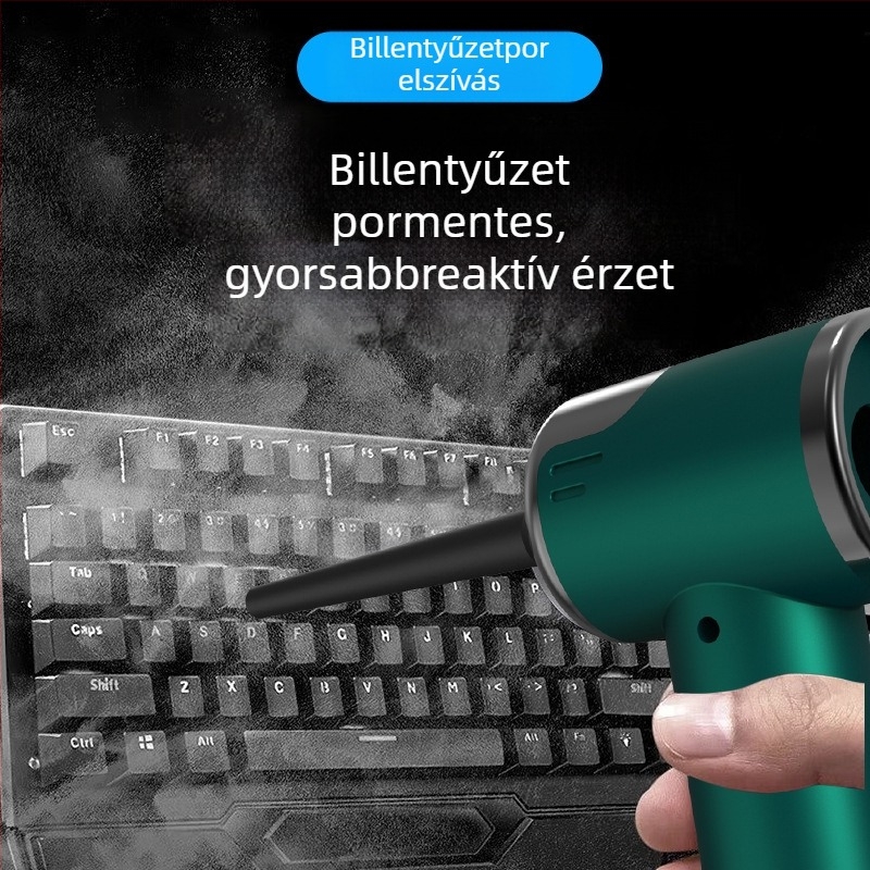 Nélkülözhető vezeték nélküli kézi porszívó autó- és otthoni használatra, ciklon fej, szívás 2100–3000 Pa, teljesítmény 75W, működési idő 0–1 óra, beépített akkumulátor 1600–2000 mAh