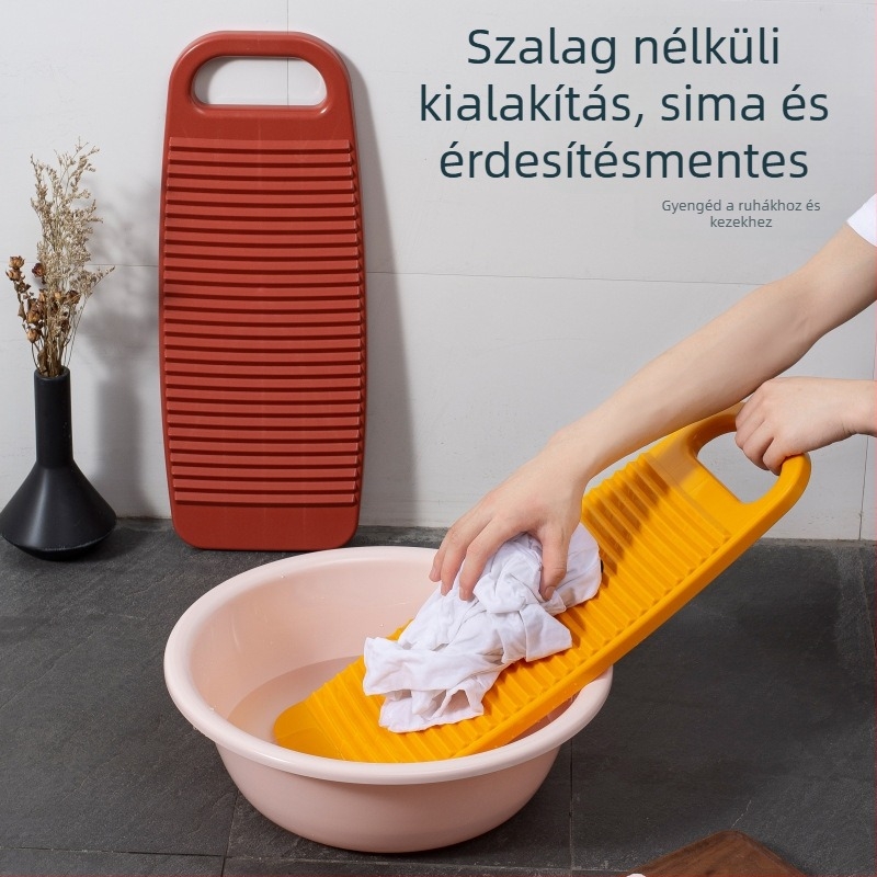 Műanyag mosódeszka háztartási használatra — vastagított kivitel, But Shijie márka, 40 darabos csomag, 2017 télre kiadva, modern minimalista stílus