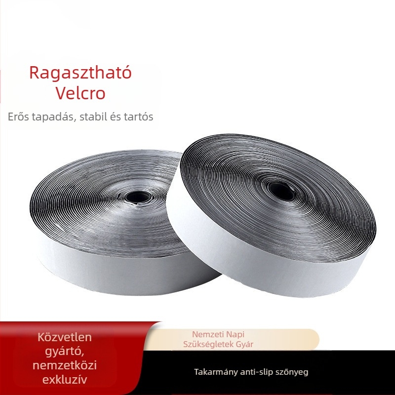 Nylon Velcro varázsos rendező, önragasztó hook-and-loop rendszerrel ruhákhoz, háztartási textilekhez és ipari felhasználásra – Márka nélküli
