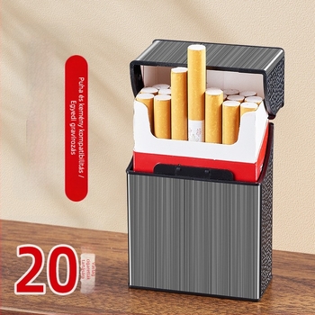 FOGSON fém cigarettás doboz – modern minimalist design, nyomtatott logó, 300 db/csomag