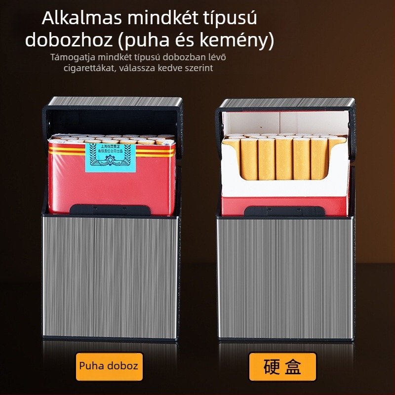 FOGSON fém cigarettás doboz – modern minimalist design, nyomtatott logó, 300 db/csomag