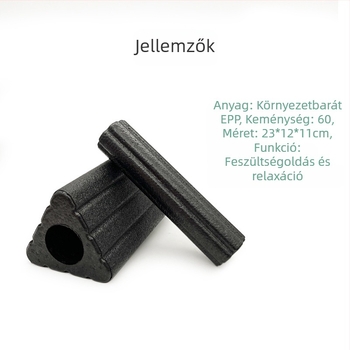 EVA jóga háromszög blokk habos görgő a bokaizmok lazítására és váll-nyak masszázs – kétfunkciós