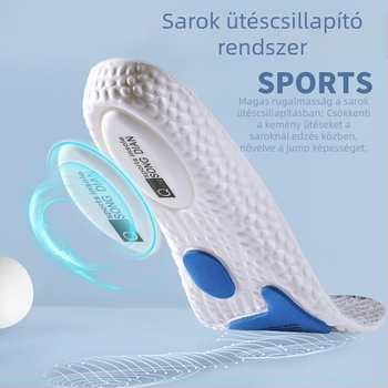 EVA sporttalp, Z modell, megnövelt támasz, teljes talp, bakancsokhoz, hétköznapi és munkás cipőkhöz, uniszex, egész éves viselet