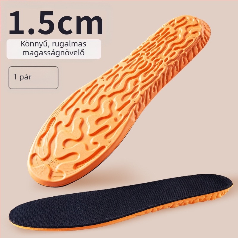 EVA magasságot növelő talpbetét, unisex számára, futócipőkhöz, bőr- és hétköznapi/work cipőkhöz; modell 5057, teljes talp, magasság növelő funkció, stil: növelt, minden évszakra, testreszabás elérhető