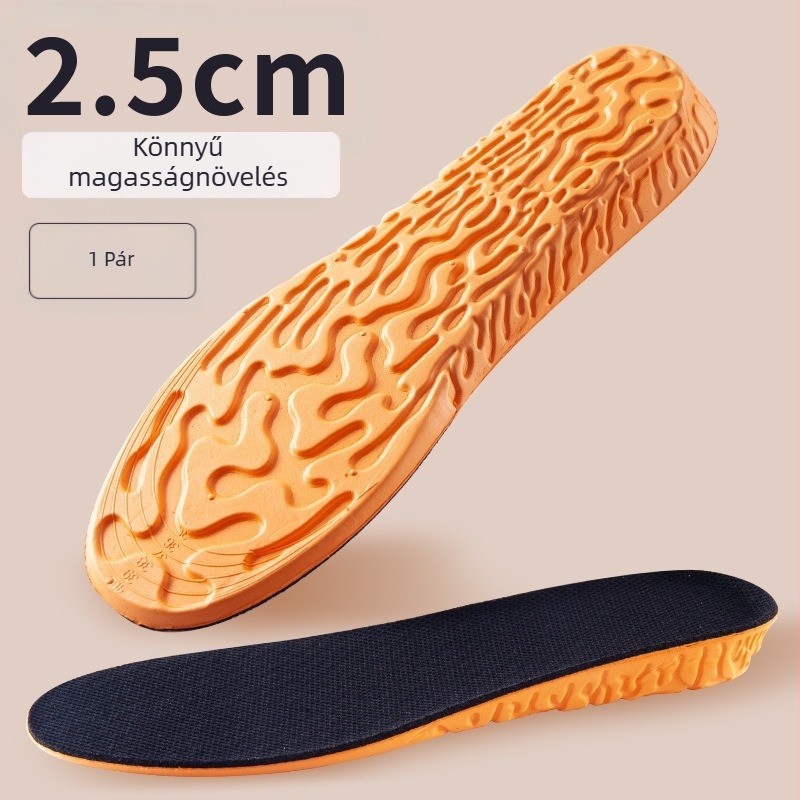 EVA magasságot növelő talpbetét, unisex számára, futócipőkhöz, bőr- és hétköznapi/work cipőkhöz; modell 5057, teljes talp, magasság növelő funkció, stil: növelt, minden évszakra, testreszabás elérhető