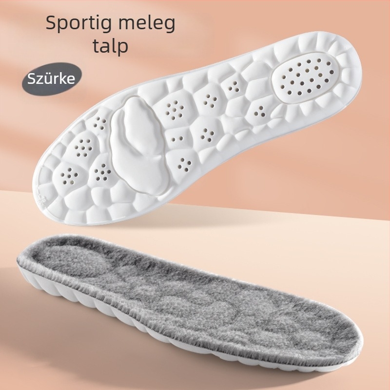 PU talpbetét – téli melegítés, teljes talpbetét, izzadság-elnyelés, antibakteriális, uniszex