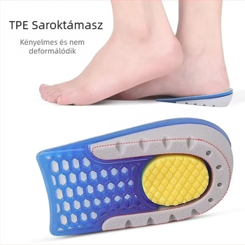 Sarokemelés talpbetét — Velvet-TPE-TPU anyag, lélegző fél-talp dizájn, emelési funkció; alkalmas futócipőkhöz, bőrcipőkhöz, csizmákhoz és casual/munka cipőkhöz; márka Shengtong Insole