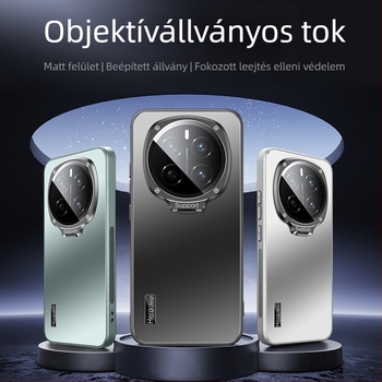 Kickstand tok Honor Magic7, Magic6 Pro és Magic5 Pro számára, teljes objektív védelem és ütésálló szilikon burkolat