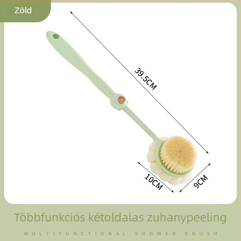 Többcélú fürdőszobai ecset finom sörtékkel a hátmasszázshoz - Anyag: PP - Csomagolás: 216