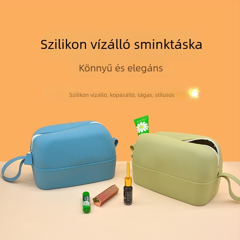 Sminktáska Yu Tai yt223, kocka alakú, élelmiszer-minőségű szilikon, többfunkciós