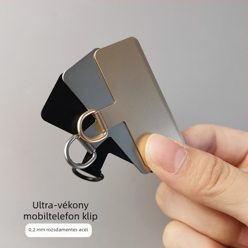 Telefon tokklipsz, fém, kézzel készített, uniszex, többfunkciós, Jager márka