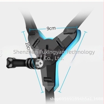 GoPro Hero 12/11/10 sisakra illeszkedő állcsont-tartó – sportkamera kiegészítő