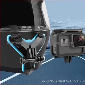 GoPro Hero 12/11/10 sisakra illeszkedő állcsont-tartó – sportkamera kiegészítő