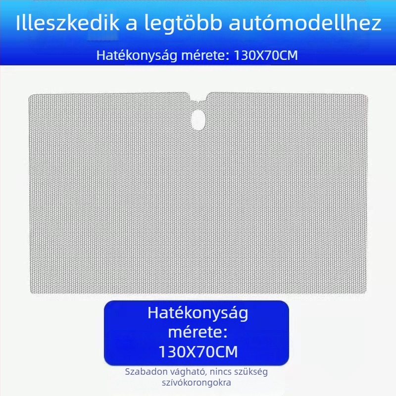 Autó napellenző összecsukható buborék dizájnnal, DIY testreszabható, alumíniumfóliás hőszigetelés, elülső pajzs (320 g)