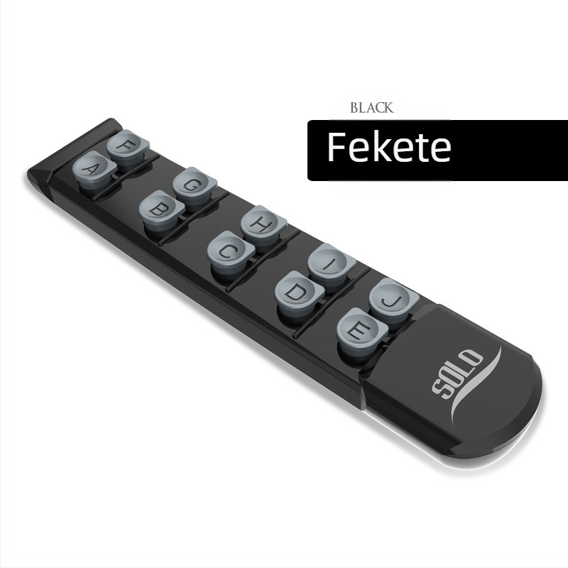 Gitár ujjak gyakorló PC anyagból, 10 darabos készlet, ujpozicionáló és skála-mátrix edző