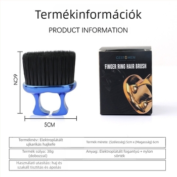 Mythus fodrászati eszköz – szakáll formázó ecset; többfunkciós tisztító és por elleni ecset; import nélkül