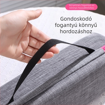 EVA tároló doboz hajgöndörítő vas és hajszárító számára — sztancolás és varrás