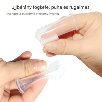 Babaápolási készlet: nyolcrészes körömvágó készlet ollóval, kefékkel, fésűkkel, orrszívóval, EVA csomagolással — műanyag + rozsdamentes acél