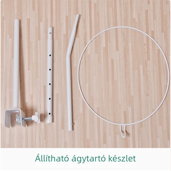 Babaágyhoz illeszkedő összecsukható Szúnyogháló kupola, egyajtós, poliészter anyag, acélkeret