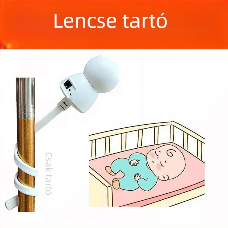 Dómkamera tartó, 360° forgás, alumínium kivitel, 1/4''-20-es rögzítőcsavar, fúrás nélküli felszerelés