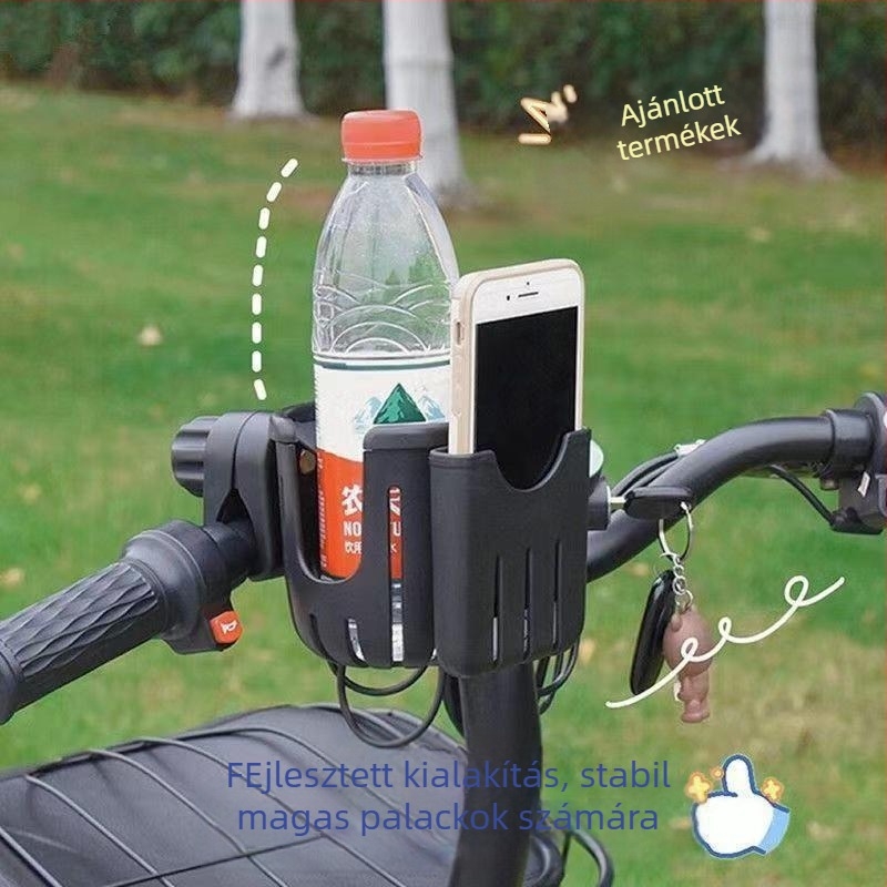 Pohár- és telefontartó – műanyag, pohártartó 10×10×110.5 mm; telefontartó 9.5×2.2×9 mm; Márka Gong Sheng