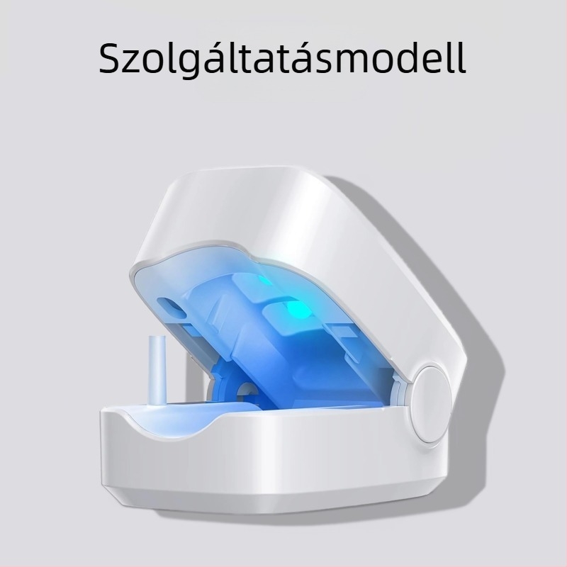 Hordozható manikűr lámpa digitális kijelzővel, újratölthető, három LED fényforrással