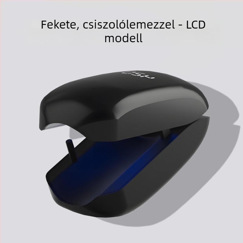 Hordozható manikűr lámpa digitális kijelzővel, újratölthető, három LED fényforrással