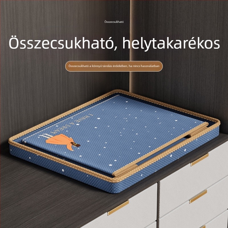 Összecsukható textil ruhatároló doboz a ruhásszekrényhez, 10–20 literes kapacitás